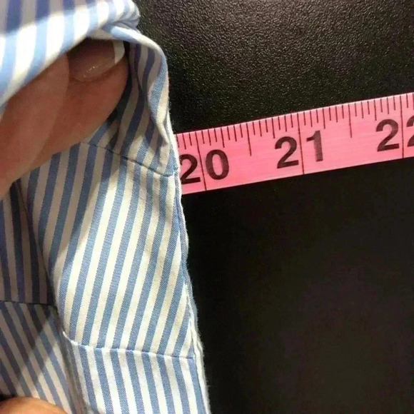 Charter Club Scalloped Lace Trim Hem,3/4 bell sleeve,keyhole back,boatneck - Picture 6 of 8